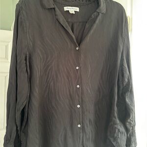 Tommy Bahama Black Textured Button-Up Shirt
